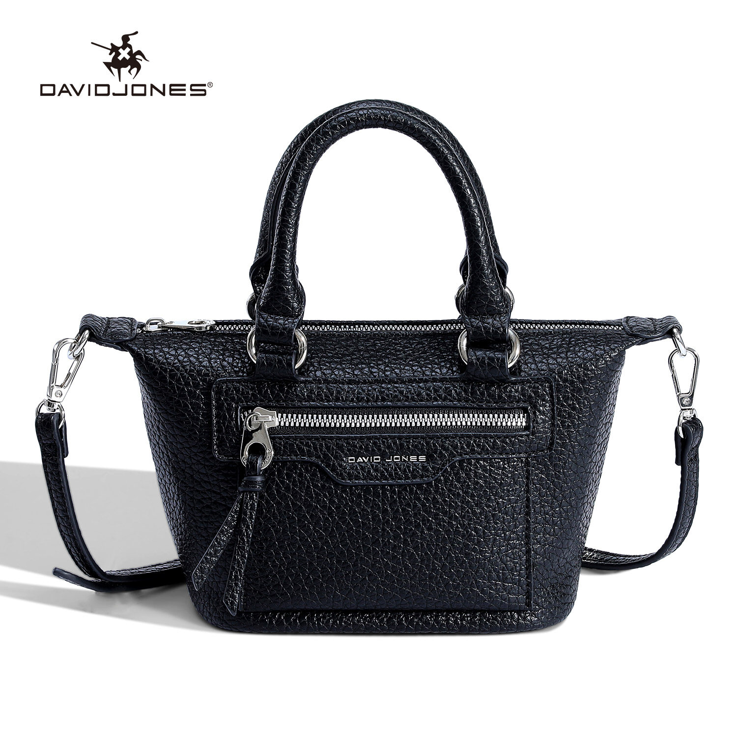 David Jones Paris women tote bag crossbody bag pu leather female handbag lady shoulder bag