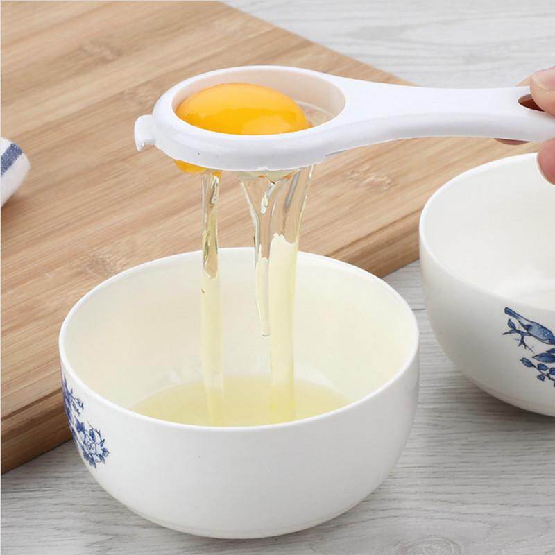 Polocat Food Grade White Egg Yolk Separator Baking Kitchen Gadgets Egg Divider Hand Strainer Tools