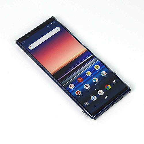 Xperia 5 SO-01M sov41 901so điện thoại thông minh trường hợp rõ ràng bao gồm Tác động kháng mỏng chịu nhiệt đơn giản độ bóng cao nhẹ polycarbonate cứng với dây đeo lỗ [provare] (Xperia 5, rõ ràng)