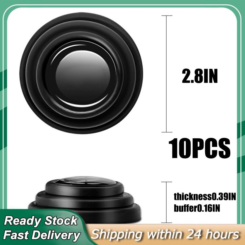 10pcs Silicone Car Door Shock Stickers Absorber Shock Pad Switch Buffer Shock Absorber Automotive Exterior
