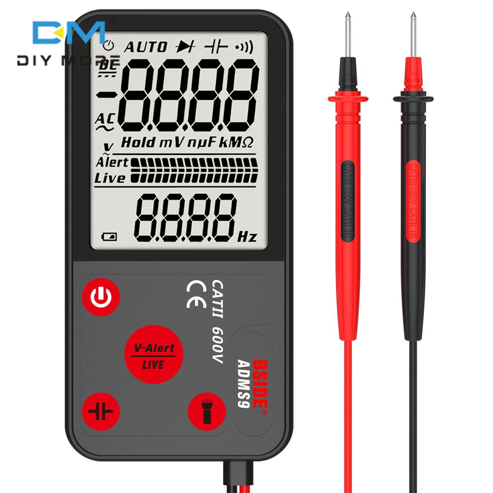 Diymore ADMS9 Bside Adms9 Digital Multimeter Large Screen Display Tester Intelligent Automatic Ultra-thin Multimeter Dropship