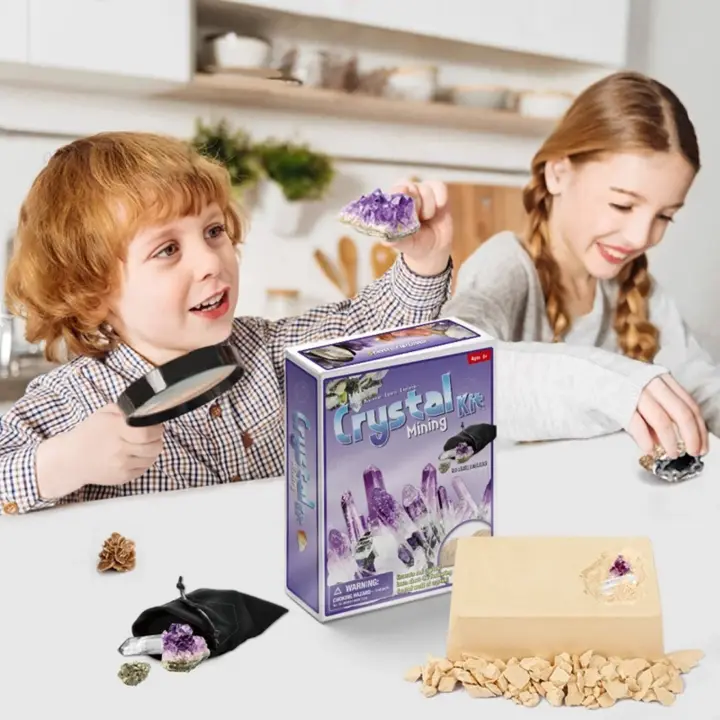 Children Crystal Mining Kit - DIY 