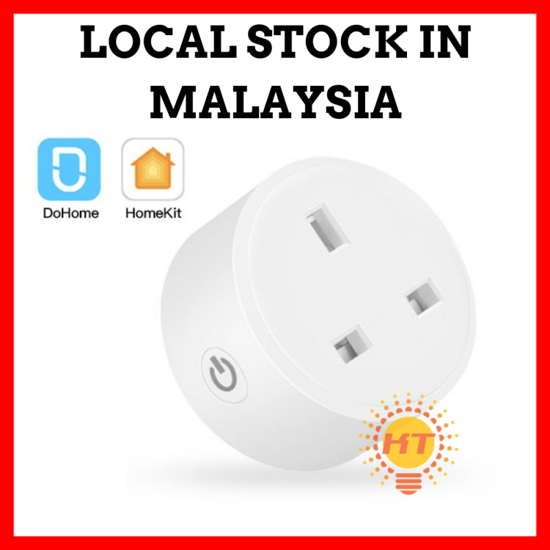 DoHome Wifi Smart Plug Compatible with Apple HomeKit Socket Outlet Switch Home APP Alexa/Google Assistant Timer UK Plug