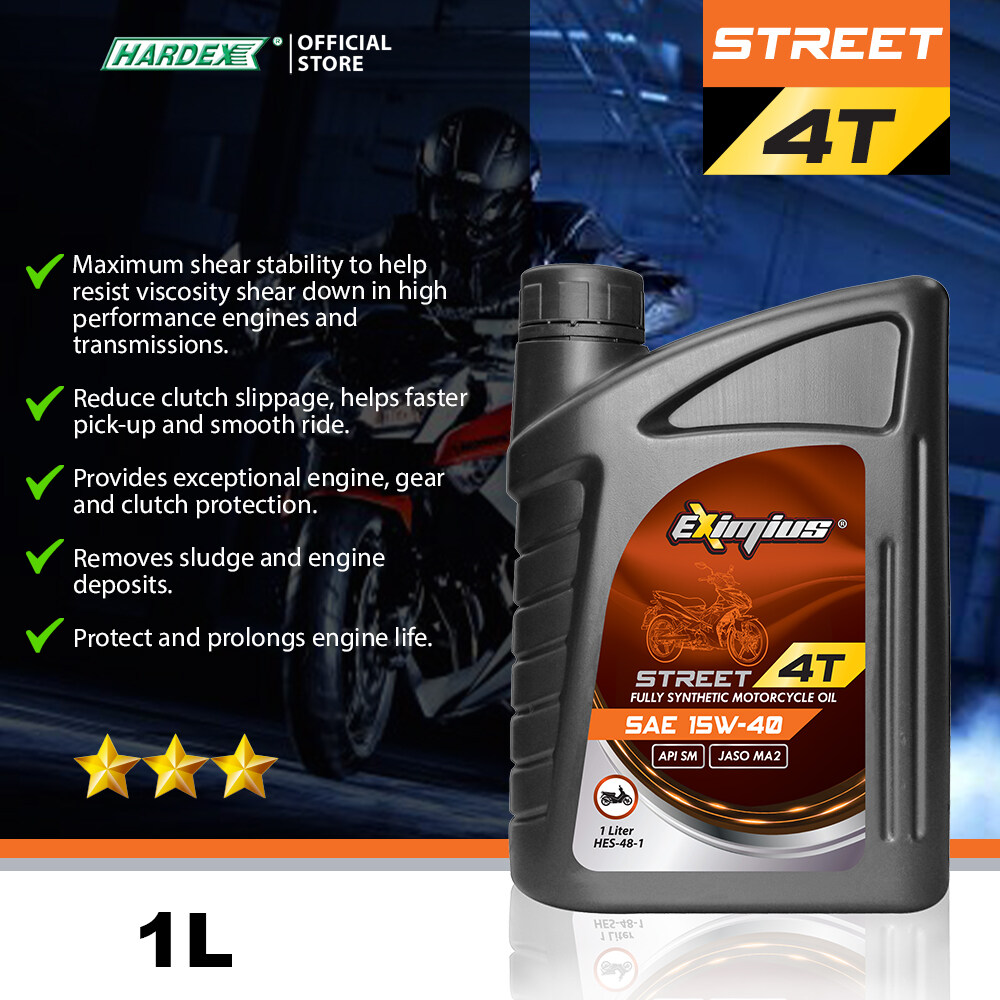 HARDEX Eximius Street Series 4T Fully Synthetic Motorcycle Oil SAE15W ...