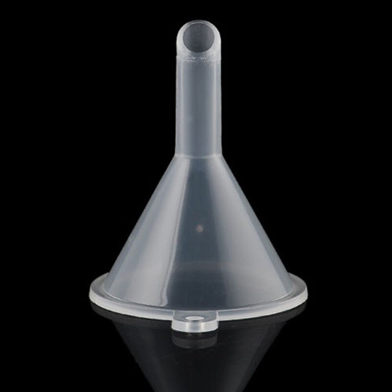 1PCS/10PCS 3/5cm diameter mini plastic funnel transparent small multifunctional oil funnel laboratory supplies kitchen oil funnel