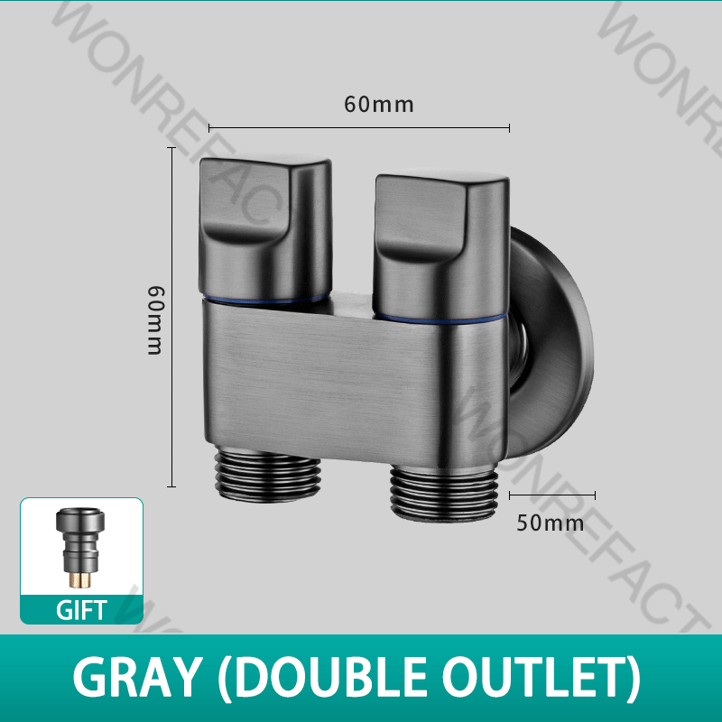 Universal Mini Washing Machine Faucet Automatic Water Stop Joint Thread Anti-fall Faucet Quick Installation Faucet Mini Brass Angle Valve