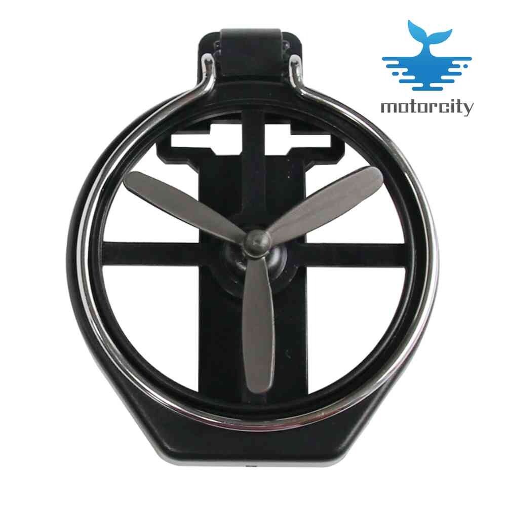 Air Vent Car Foldable Cup Holder Outlet Beverage Drink Bottle Rack with Fan
