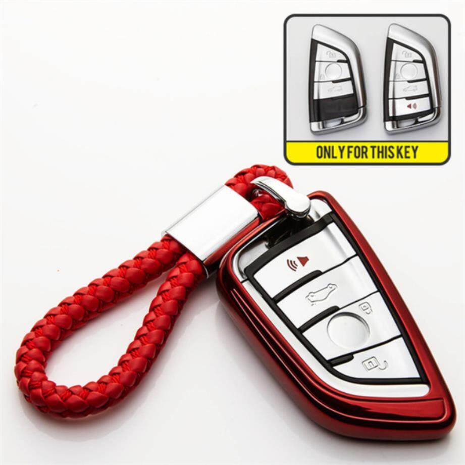Car key case cover for bmw f20 f30 x1 x3 x5 x6 e30 e34 e36 e39 e46 e60 e90 soft tpu protection key shell car styling cover case