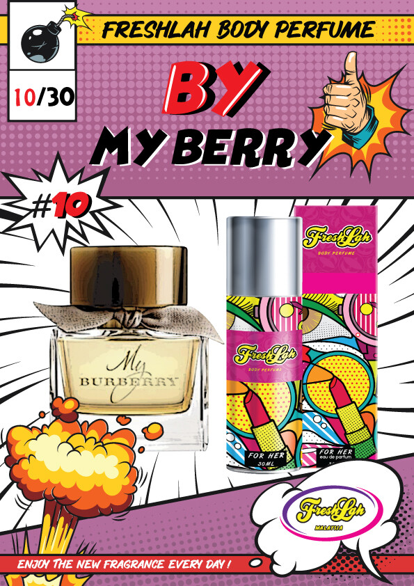 Freshlah Body Perfume Viral (EDP) for HER 17 Fragrance Tahan