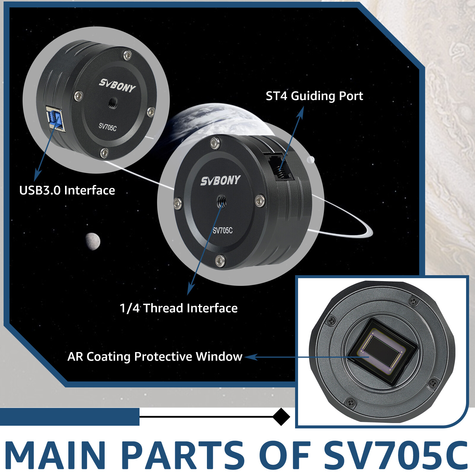Svbony Sv105 Camera Deep Sky Svbony Astronomy Camera SVBONY SV505C