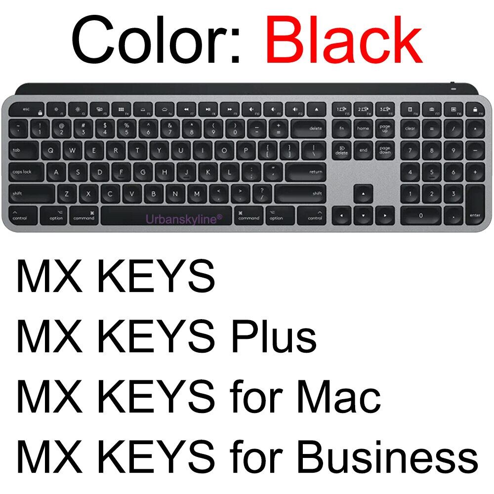 Mx keys keyboard cover for logitech mx keys for mac plus business protective protector skin case for logi master silicone tpu