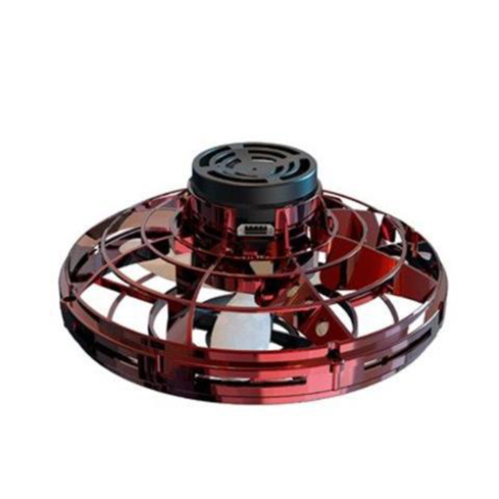 HZY UFO Fingertip Gyro Hand Operated Flying Fidget Spinner Outdoor Infrared Induction Toy for Gift