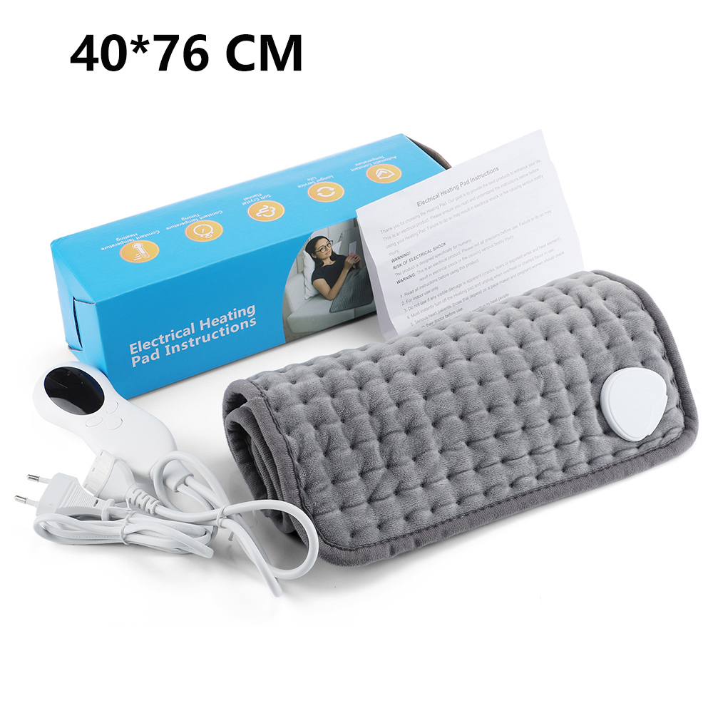 Electric Heating Pad Therapy Blanket Timing 10 Temperature Control Constant Temperature Hot Compress Shoulder Back Spine Uterine Pain Keep Warm
