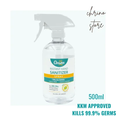 [Ready Stock]Cleanse360 Hand Sanitizer 500ml [75% Alcohol] [Quick Dry] [Rinse Free]