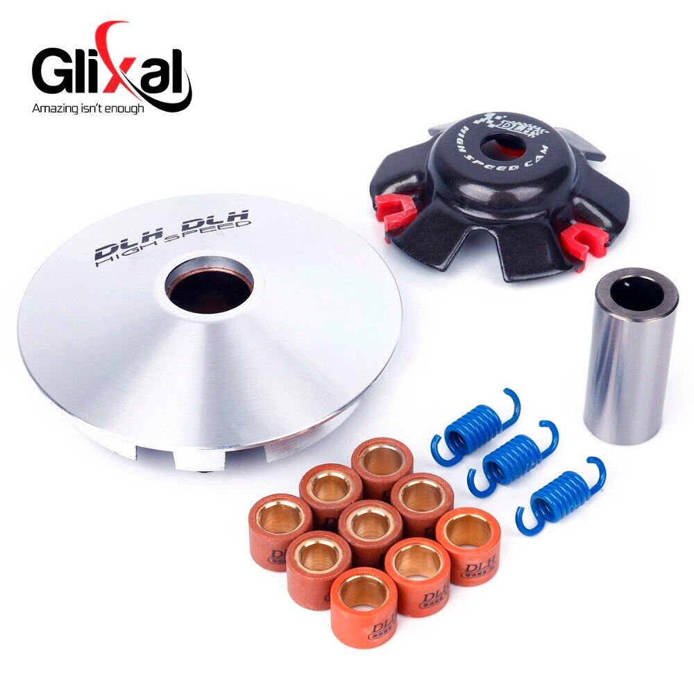 Gy6 125cc 150cc high performance racing dlh variator kit with roller weights driving pulley for 152qmi 157qmj scooter moped