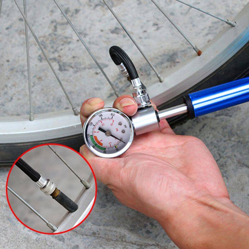 High Pressure MTB Bike Compact Suspension Fork & Rear Shock Pump 210 psi PanPan's Outdoors