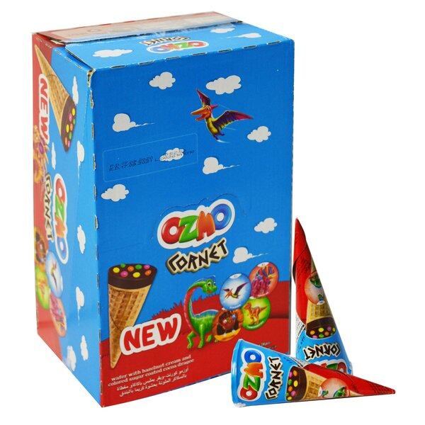 Ozmo Wafer with Hazelnut Cream and Colored Sugar Coated Cocoa