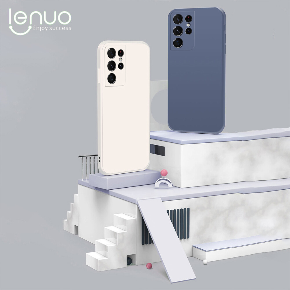 Lenuo Case For Samsung Galaxy Note 20 / Note20 Ultra 5G / Note10 Plus Case Liquid Silicone All-inclusive Cover For Samsung S10 5G S10E S10 Plus S20 Ultra Coque Luxury Slim Back Cover Phone Cases
