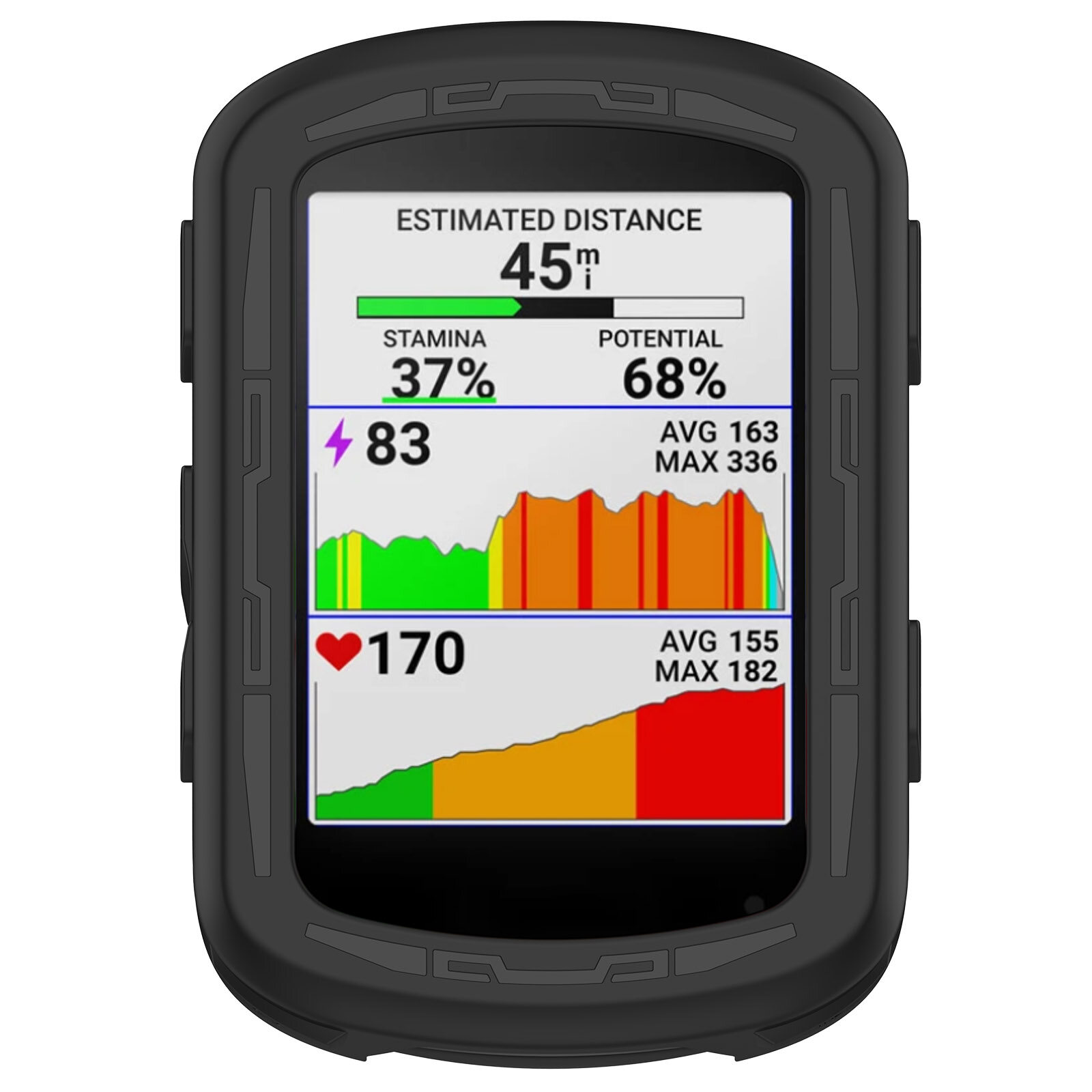 Suitable For Garmin Edge840/540 Bicycle Speed Meter Silicone Protective Case Case Anti-Drop Dustproof