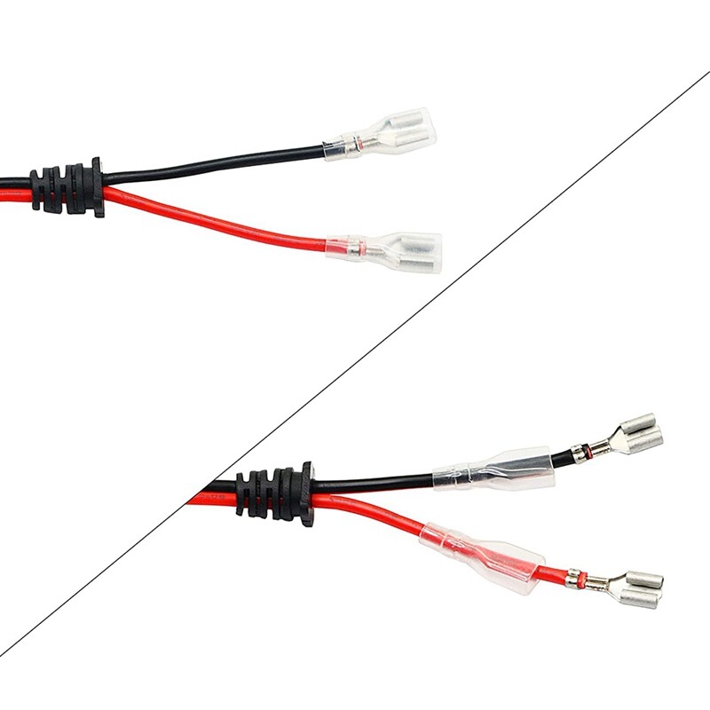 1.8M 18AWG 12V 24V Car Battery Cable Battery Terminal Extension Wire