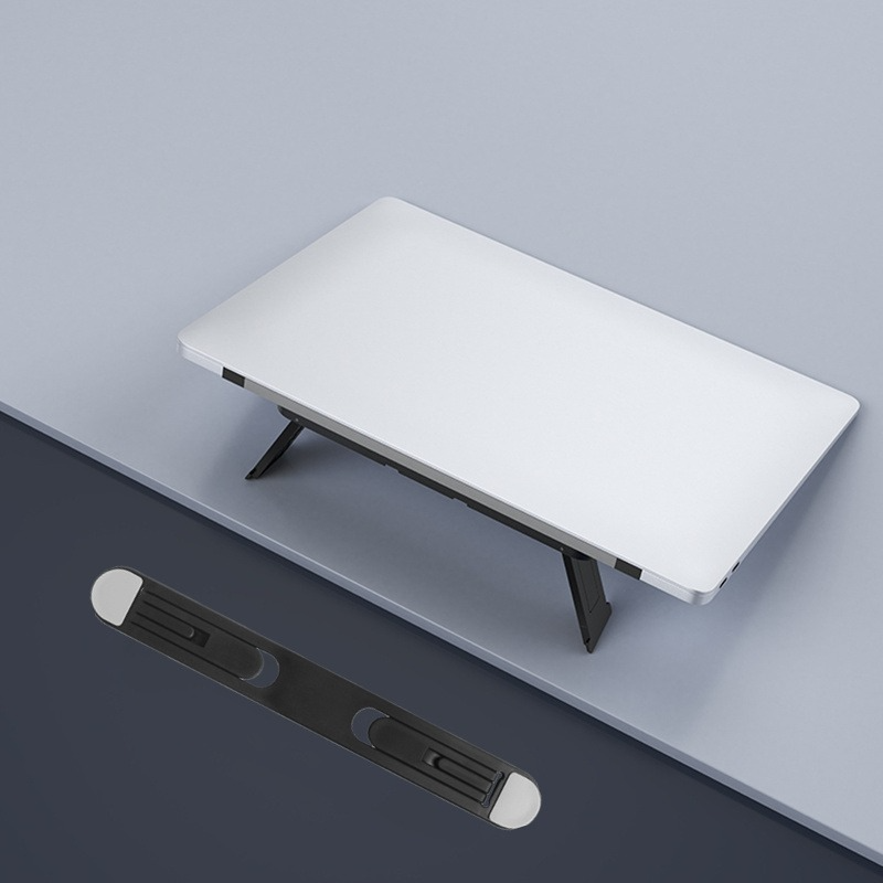 Foldable Laptop Stand Holder Invisible Notebook Holder Bracket Cooling Stand Universal Adhesive Laptop Stand