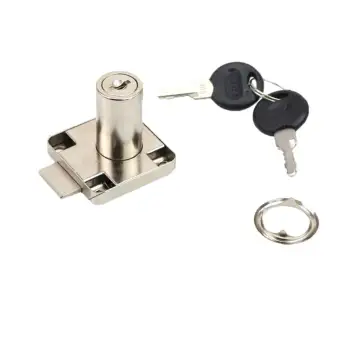 Blesiya Cam Lock Silver Door Furniture Cabinet Letter Drawer