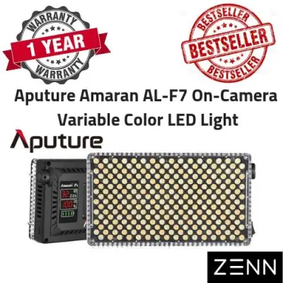 Aputure Amaran AL-F7 On-Camera Variable Color LED Light