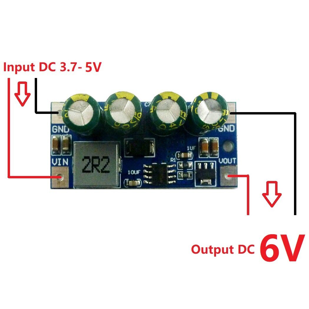 Dc 3.7v-18v to 5v 6v 9v 12v 15v 19.5v dc dc step-up board boost converter 60w high power boost module short circuit protection