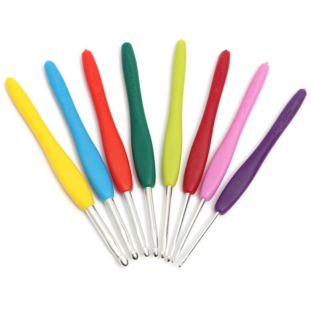 16 sizes Crochet hooks Needles Stitches knitting Craft Case crochet set