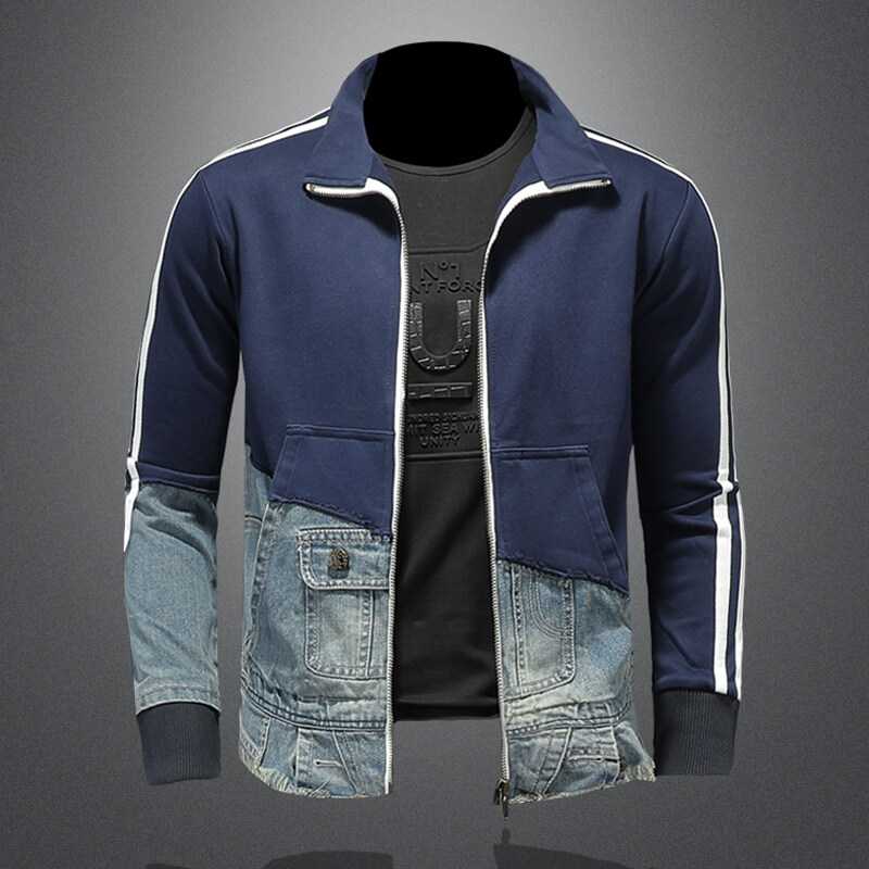 fried denim jacket