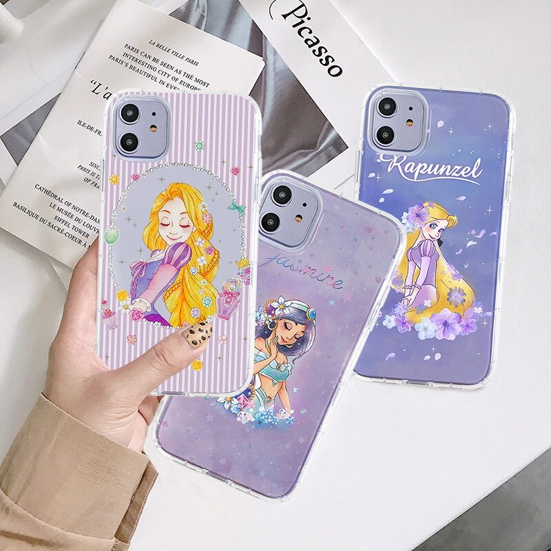 Costum Snow White Alice Princess Mermai Pattern Clear Shockproof Case Anti-fall Soft Case For iPhone 15 14 PRO MAX 14Pro 14Plus 14Promax 13 13pro 13promax 12 12pro 12 Pro Max 11 11pro 11proMax 7 8 7plus 8plus X XR XS MAX 6 6s 6plus 6splus SE 2020