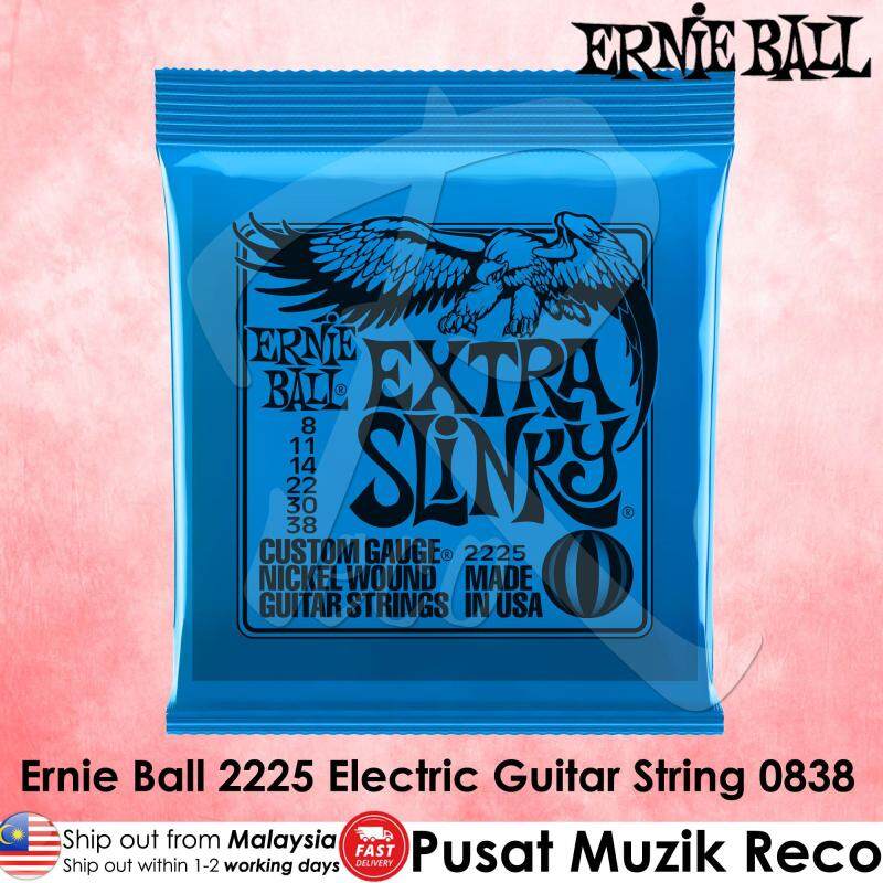 Ernie Ball 2225 Extra Slinky Electric Guitar String 0838 Malaysia