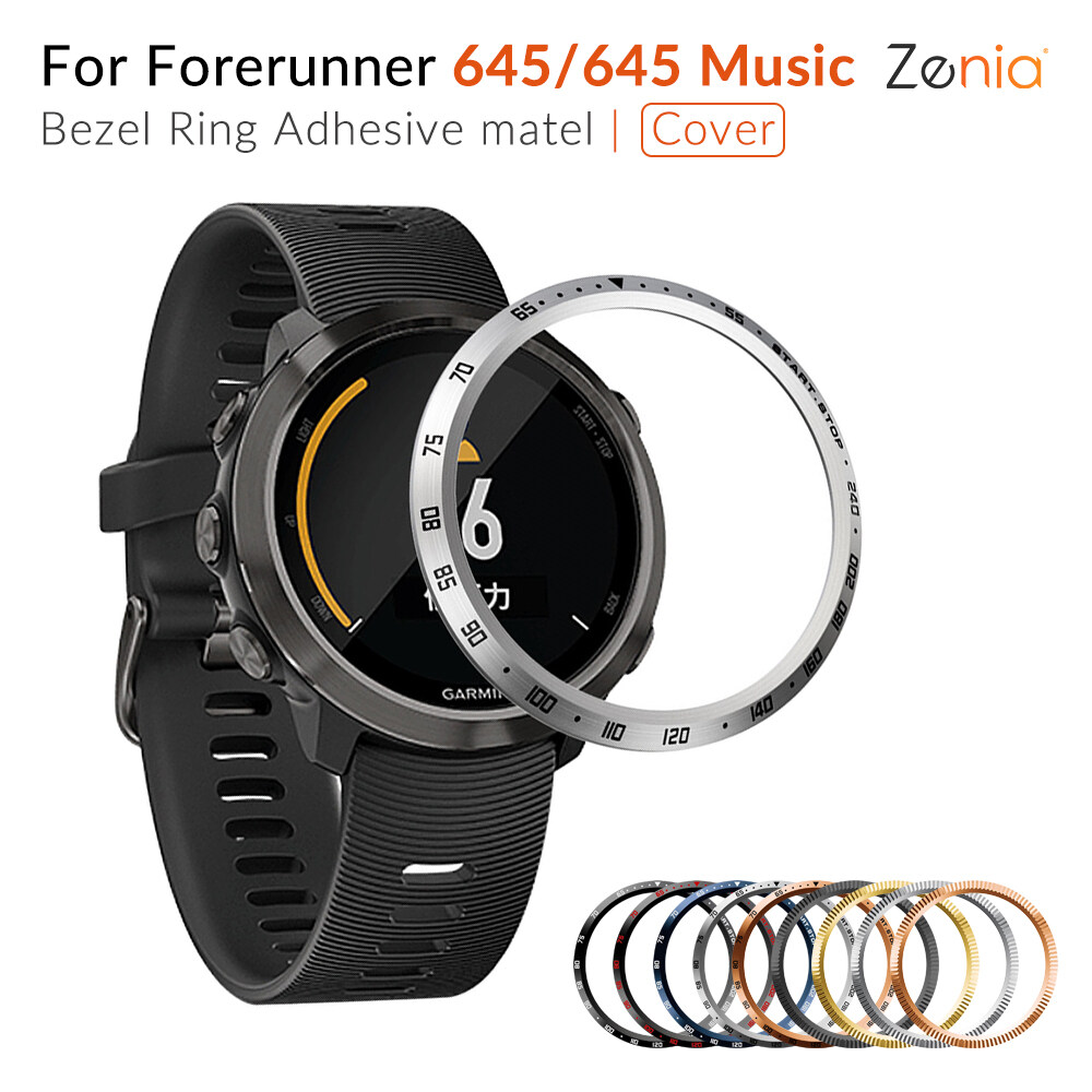 Zenia for Garmin Forerunner 645 645 Music Forerunner645 FR645 FR 645 Watch Bezel Ring Adhesive Case Cover Anti Scratch Stainless Steel Case Smart watch Accessories Lazada