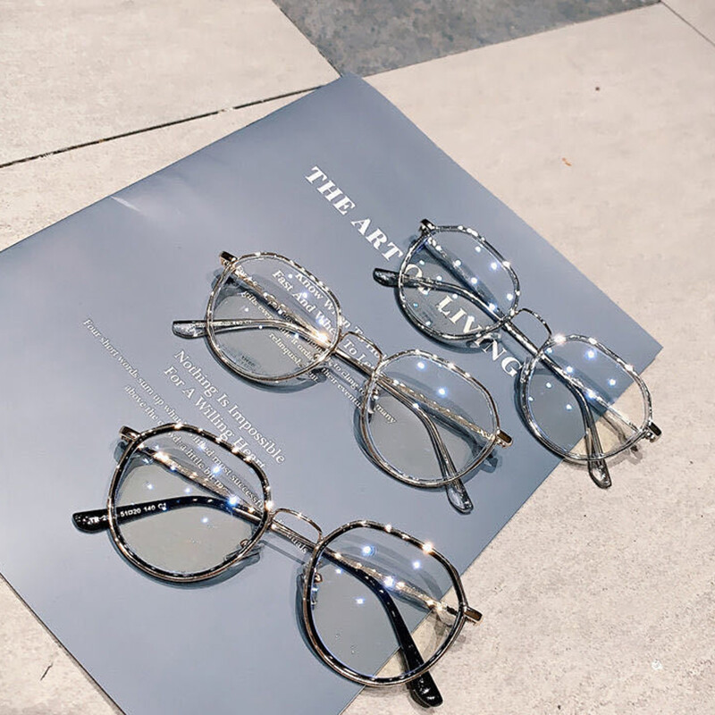 Polygon frame ultralight metal frame glasses