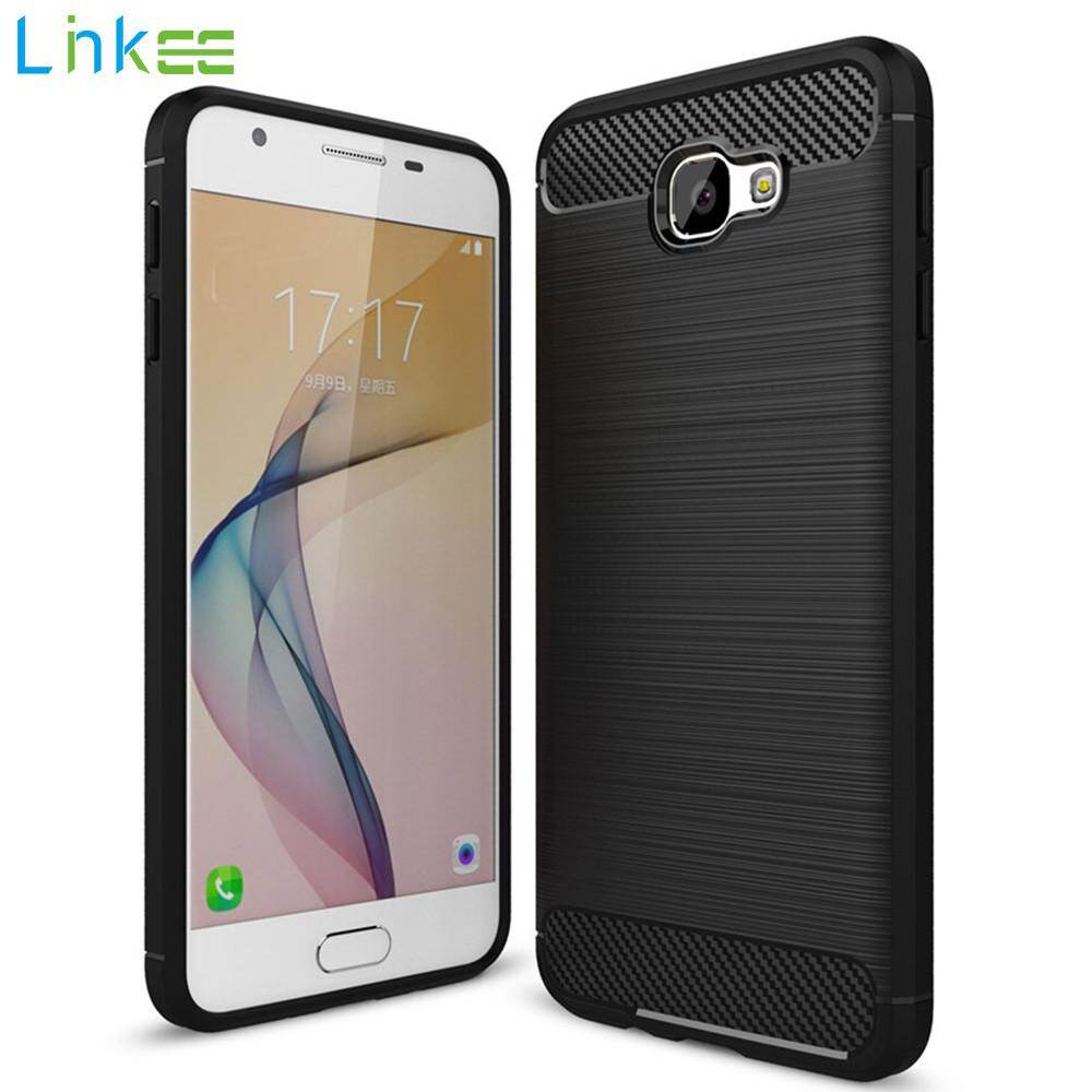 Phone Case For Samsung Galaxy J7 Prime, Ultimate Protection Resilient Shock Absorption and Carbon Fiber Design Cover