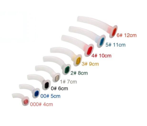 Oropharyngeal Guedal Airway for First Aid and Paramedics - Sizes: 000 ...