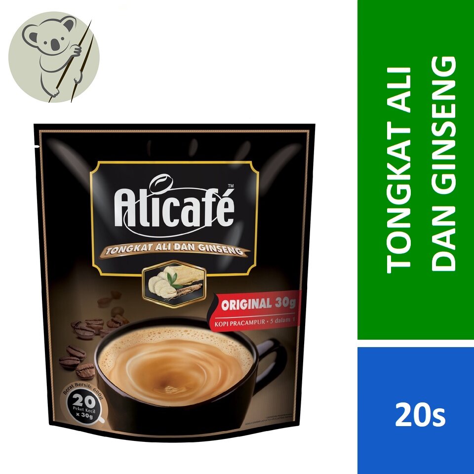 Alicafe Tongkat Ali & Ginseng Original (30gm X 20 Sachets) Lazada