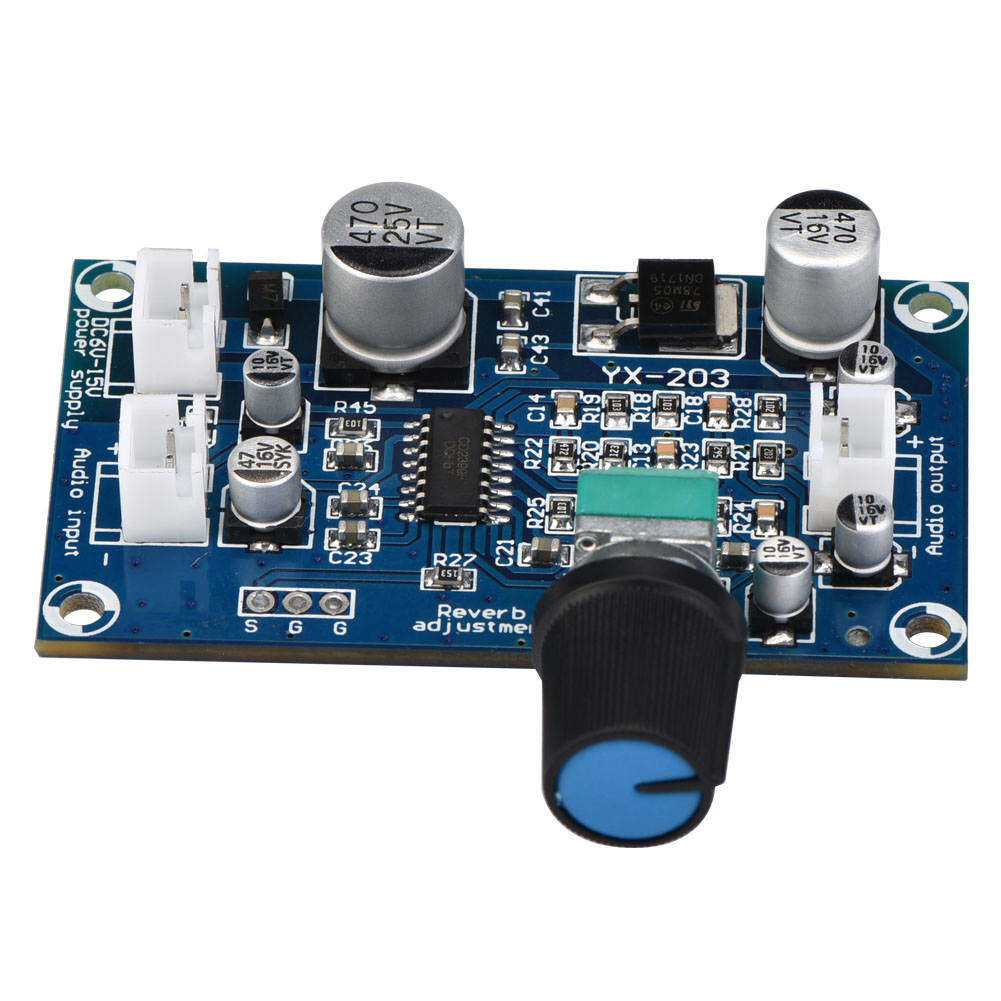 Microphone Reverberation Board Microphone Reverberation Plate Audio Power Amplifier Board Single Channel Single Channel Microphone Reverberation Board