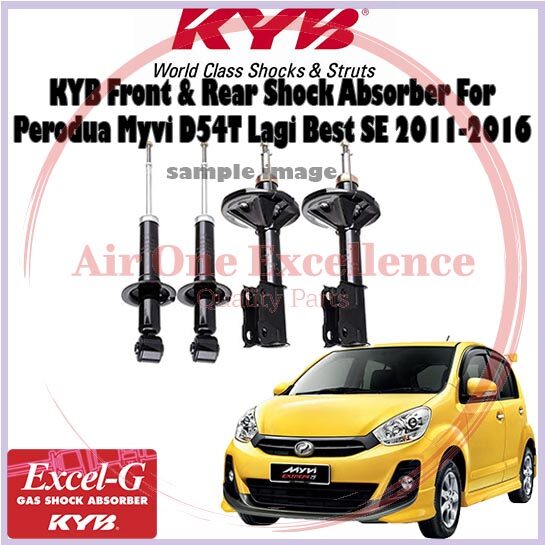 Perodua Myvi Lagi Best D54t 1 3 1 5 Se 11 16 Kayaba Kyb Gas Shock Absorber Front Rear Set 342m023 332m068 Lazada