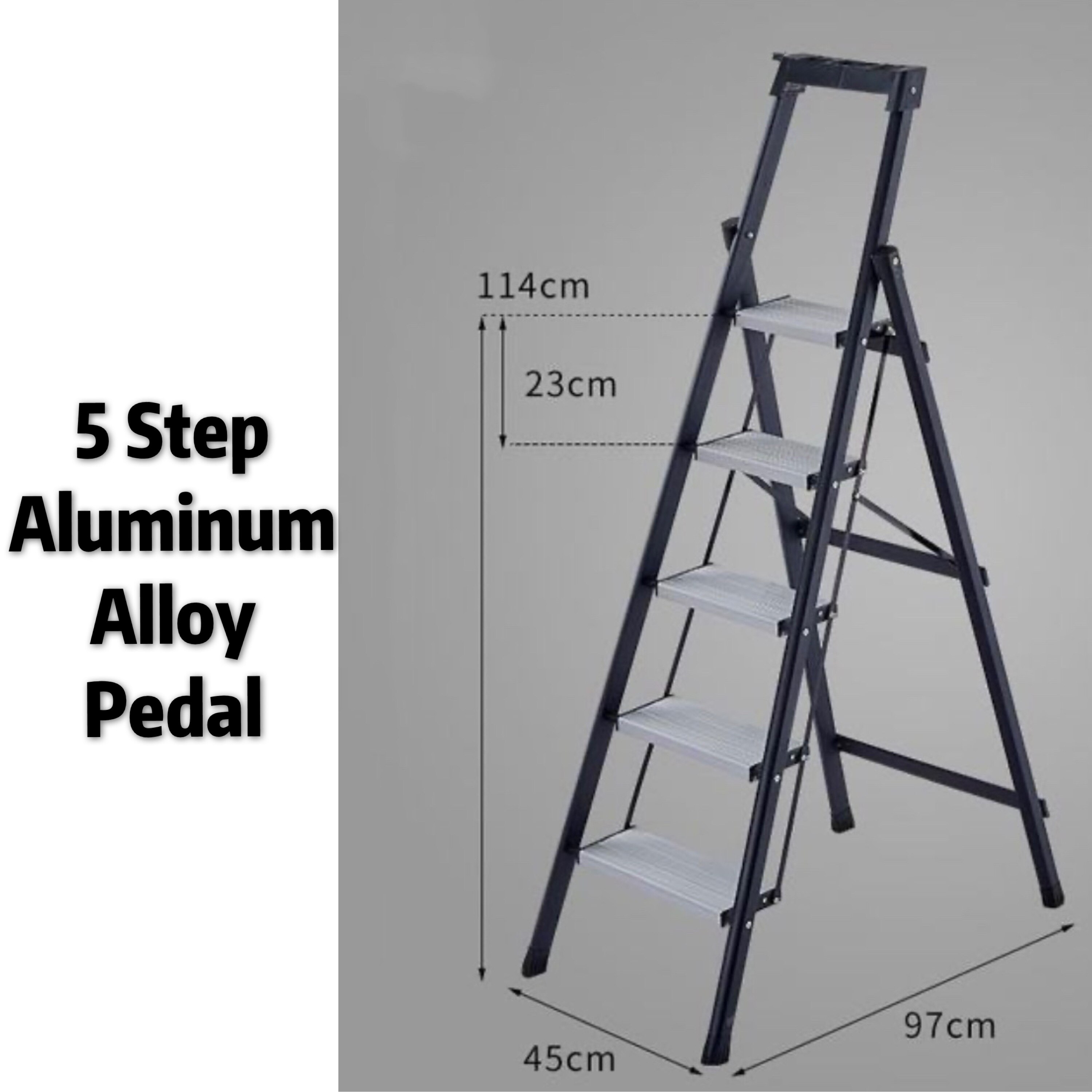 PP Folding Stairs Ladder Household Indoor Herringbone Thickened Pedal ...