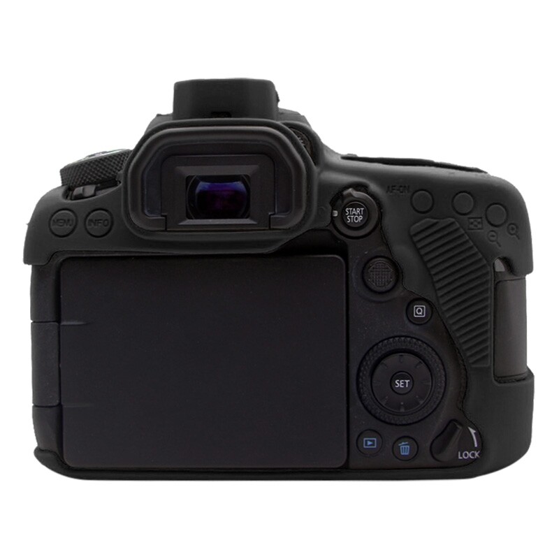 PULUZ Ốp Bảo Vệ Silicon Mềm Cho Canon EOS 90D (Đen)