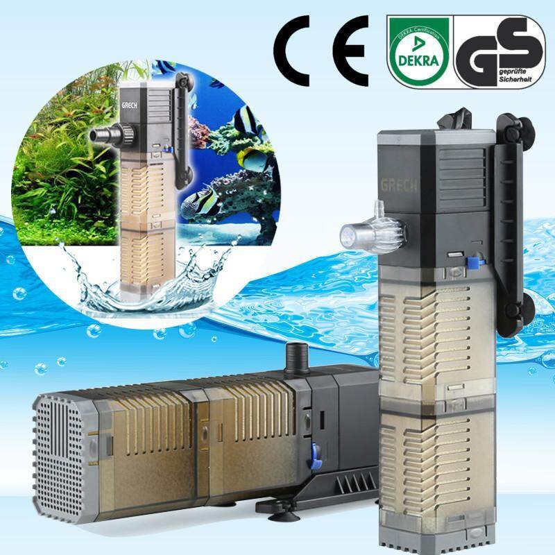 3 trong 1 Nội Bộ Lọc Bơm Chìm Hồ Cá Bọt Biển Oxy Hồ Cá Bơm