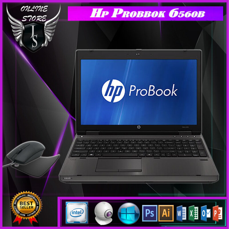 🔥REFURBISHED🔥 HP PROBOOK 6560B / INTEL CORE I5-2450M @2.5GHZ / 4GB RAM / 500GB HDD / 15.6 / WINDOWS 10 / WEBCAM Malaysia