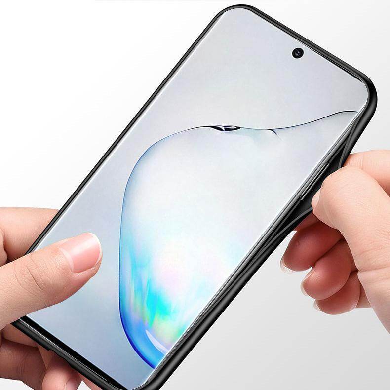 For Samsung Galaxy Note 10 Plus + / Note10 + 6.8-inch Case Tempered Glass Back Cover Mobile Accessories Phone Cases Shell