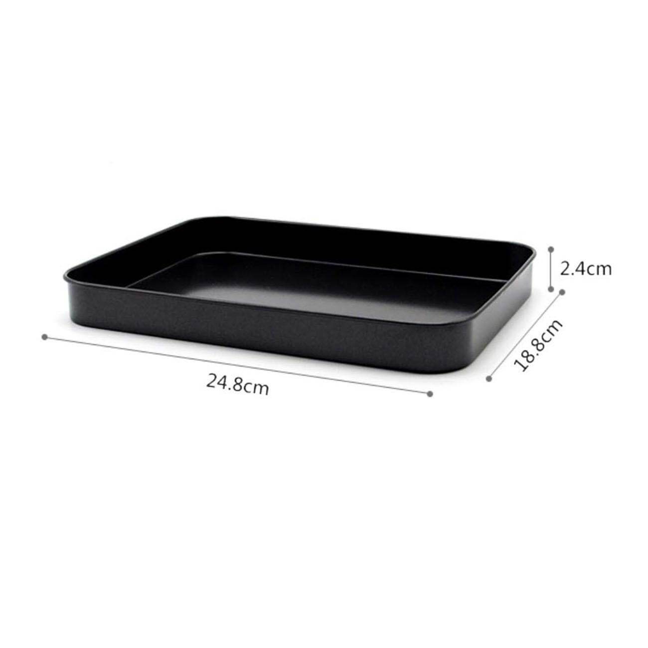 10 Inch Bánh Mì Hình Chữ Nhật Không Dính Khay Làm Bánh Lò Nướng Khay Khay Khuôn