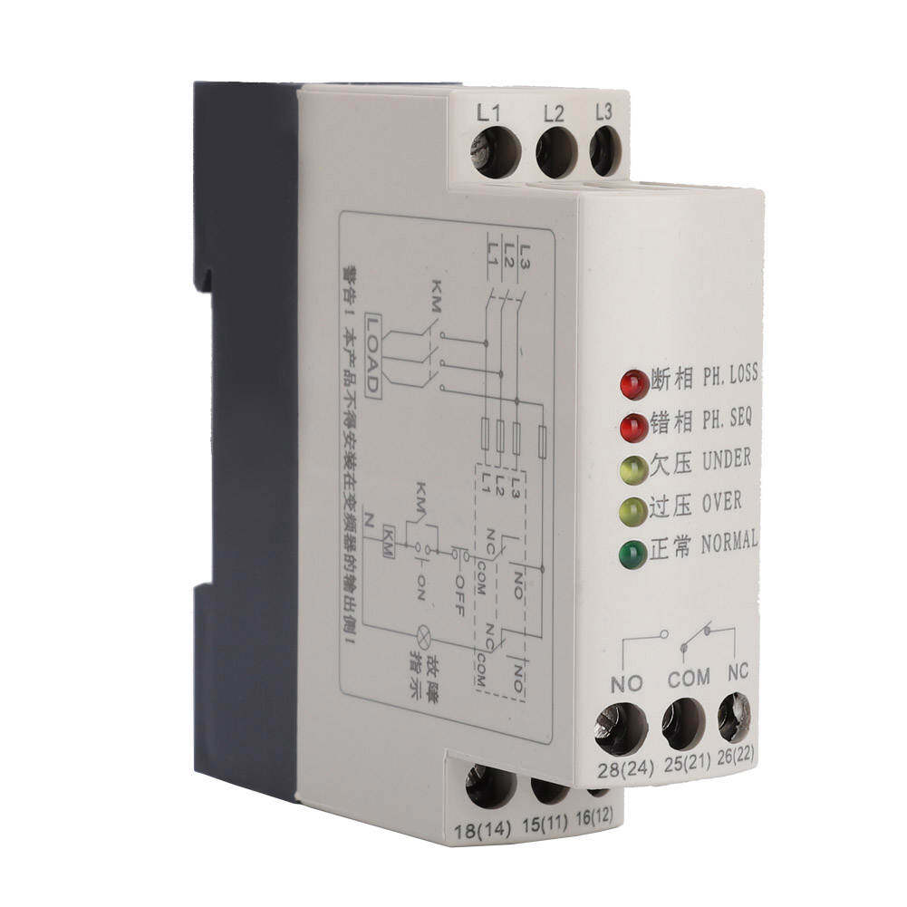 JVRD-380 Phase Sequence Relay Phase Sequence Protection Relay Monitoring Voltage Control Device 380VAC