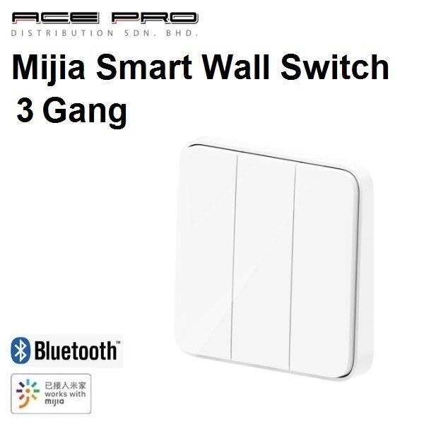 Xiaomi Mijia Smart Wall Switch Single Control Switch Smart Display Wall