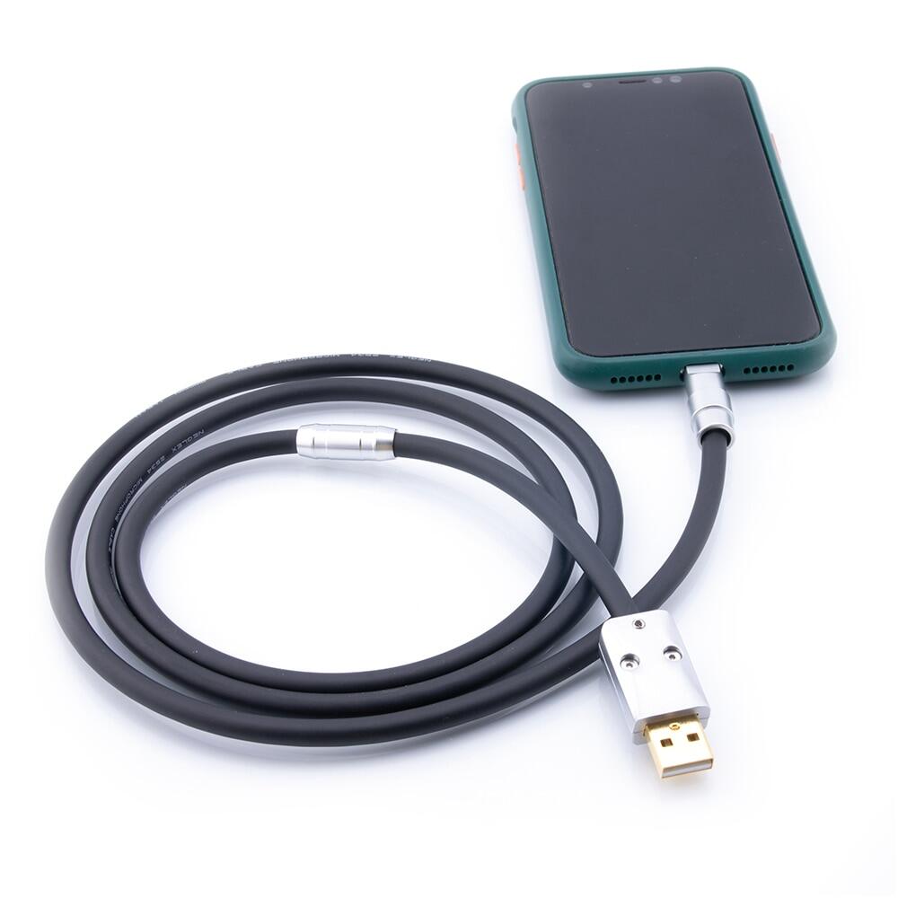 Mogami Hifi USB 2.0 Type A To Type C Lightning USB Cable for Audio DAC Power Amplifier Carpaly PC Tablet Handcrafted