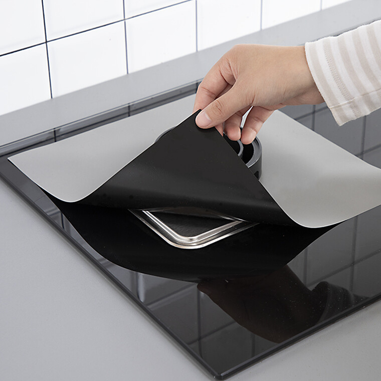 Tấm Lót Bảo Vệ Bếp Ga Tái Sử Dụng Miếng Lau Chùi Dụng Cụ Bảo Vệ Bếp Tấm Lót Bảo Vệ Đầu Đốt Bếp Để Làm Sạch Đồ Dùng Nhà Bếp, Đầu Đốt Bếp Ga Nhà Bếp Tái Sử Dụng Bảo Vệ Tấm Lót Miếng Lót Miếng Lau Chùi