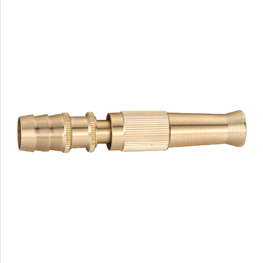 Garden Irrigation Spray Nozzle Adjustable Brass Sprinkler Garden Hose